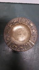 Antico Posacenere Portacenere Bronzo Zodiaco Oroscopo ashtray zodiac signs