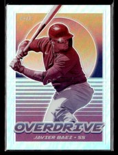 Javier Baez - 2021 Panini Chronicles Overdrive Holo #1 Chicago Cubs