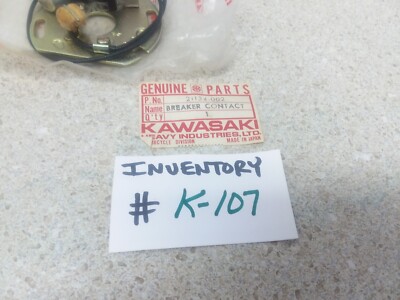 NOS OEM Kawasaki Contact Breaker Points Plate ASSY 1966-1969 W1 W2