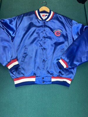 Vintage Chicago Cubs Bomber Jacket 80s Swingster XL(Fits Like L