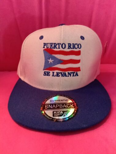 Baseballkappe Puerto Rico Flagge Flat Bill SE LEVANTA.
