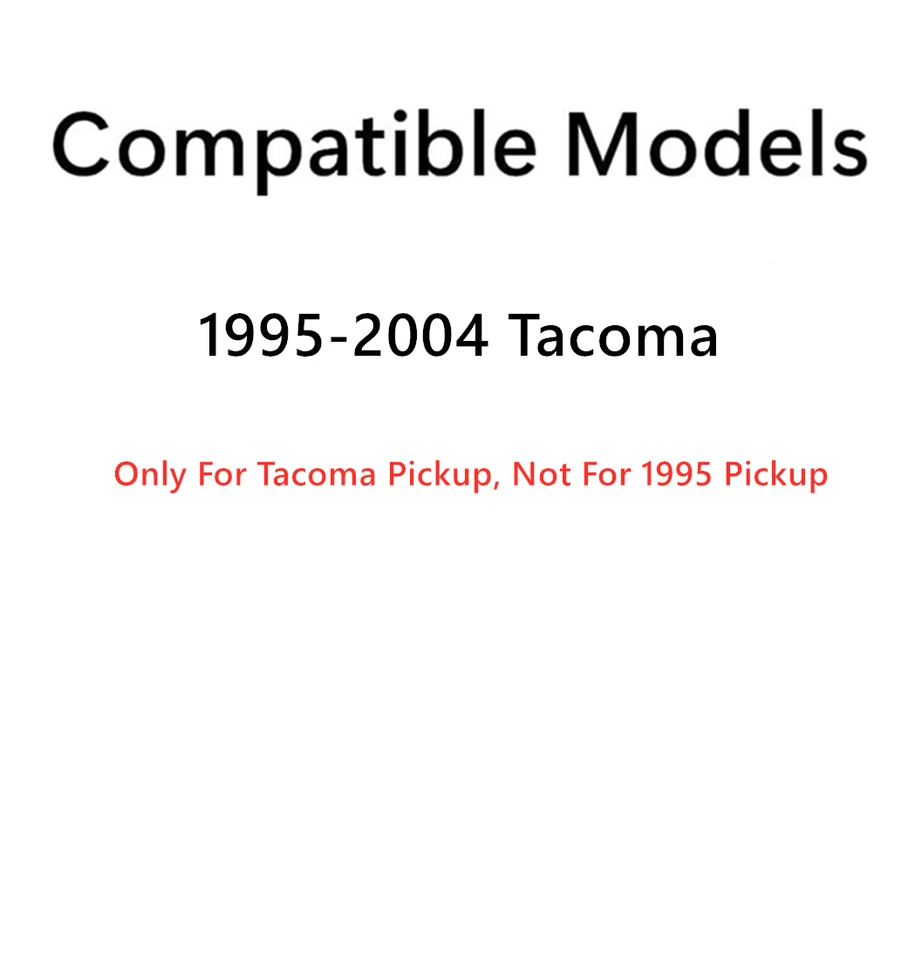 Fits 1995-2004 Toyota Tacoma Pickup Rear Sliding Window Glass Back Slider Foto 3 de 4