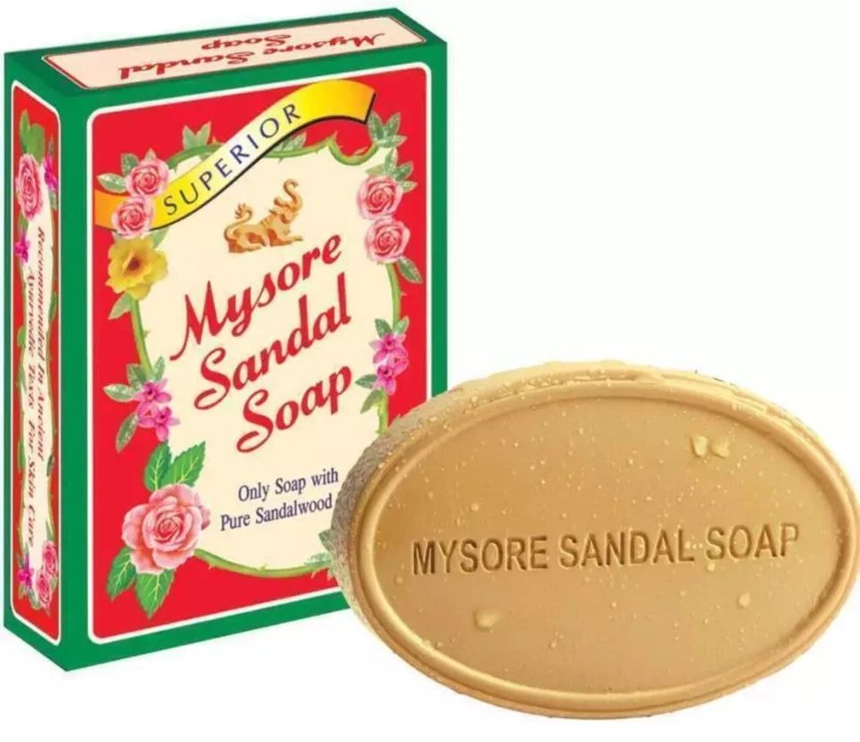 Mysore Sandal Soap | 75G | Bathing Soap | With SandalWood Oil | Herbal Ayurveda - Image 2 of 2