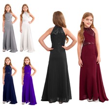 Kid Girls Dresses Shiny Dress Flattering Sundress Formal Activewear Wedding