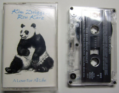 KIM DRIGGS & RON KURZ  A love for all life MC 1994 cassette rainbow panda cover