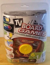 TV Board Games Plug N Play Simon Battleship Mouse Trap 6 In 1 NEW SEALED