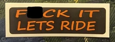 F It Lets Ride Motorcycle Helmet Sticker Biker Helmet Decal