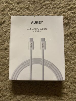 Aukey USB C to C Cable 6.6ft/2m