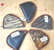 5) Kolpin Soft Padded Hand Gun Rug 5" Case s with Zippered Pouch Bag Pistol Case