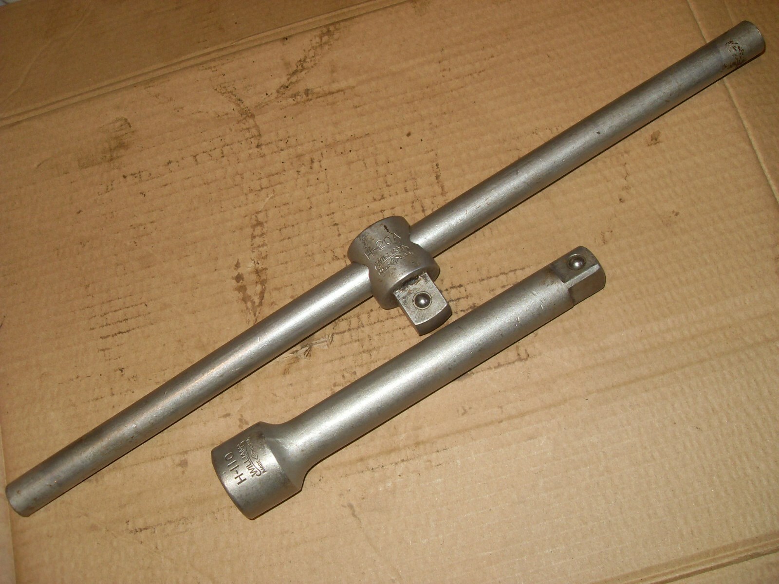 Williams H20 A Sliding Tee Bar & H110 8" Extension 3/4" Drives Made