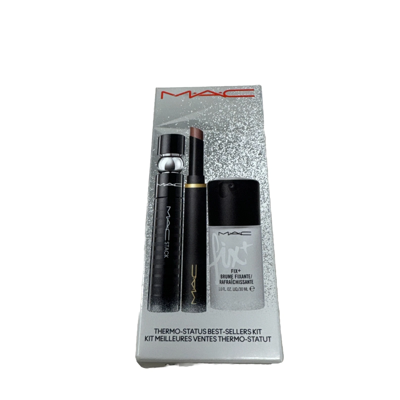 MAC Thermo-Status 3 Pc Best Sellers Set Kit Fix+, Stack Mascara, Slim Stick NIB