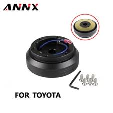 Black Steering Wheel Short Hub Adapter For Camry Corolla Tacoma Yaris 4Runner