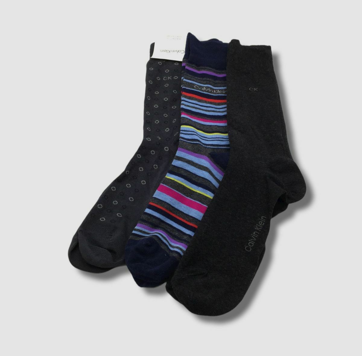 calvin klein black dress socks Calvin Klein Men's Cushion 6 Pack Crew Socks