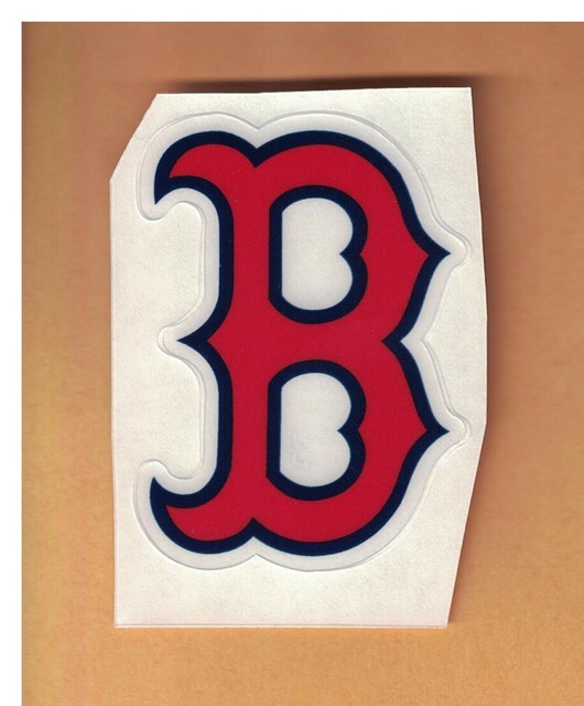 Boston Red Sox FULL SIZE MLB BASEBALL BATTING HELMET DECAL / WINDOW