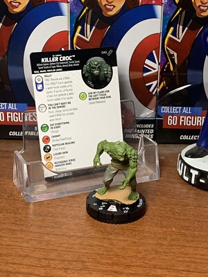 DC Heroclix Killer Croc 040 Rare With Card Batman Team Up Set