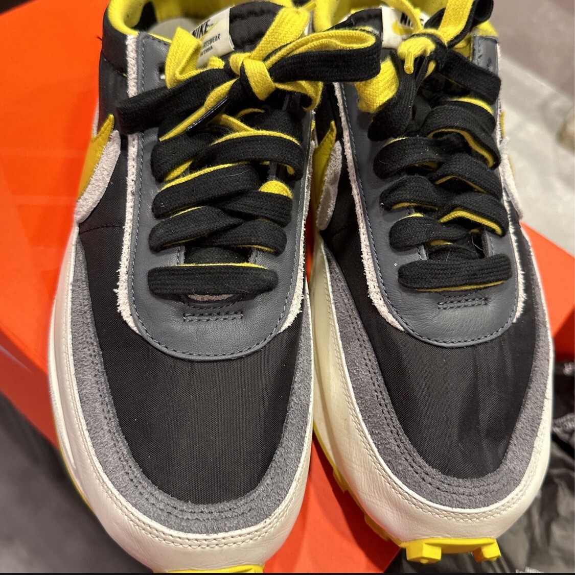 SACAI X NIKE Taglia 11 5 Nike sacai x Undercover x LDWaffle limone brillante