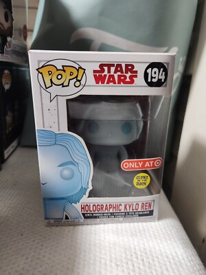 Funko Pop! Star Wars Holographic Kylo Ren #194 Target Exclusive Glow  Protector - Main Image