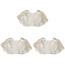 Set Of 3 Shawl Womens Tea Length Dresses Beaded Capris For Summer Vintage