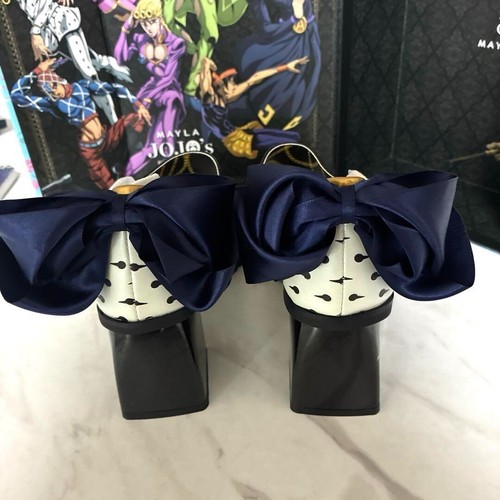 Mayla JoJo's Bizarre Adventure Golden Wind Pumps Bucci 7.5US Unused From Japan - Picture 5 of 11