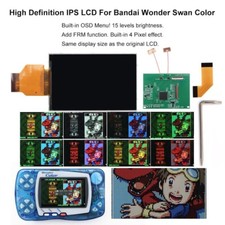 WSC HD Hightlight IPS LCD Screen Kit Backlight Brightness For WonderSwan Color