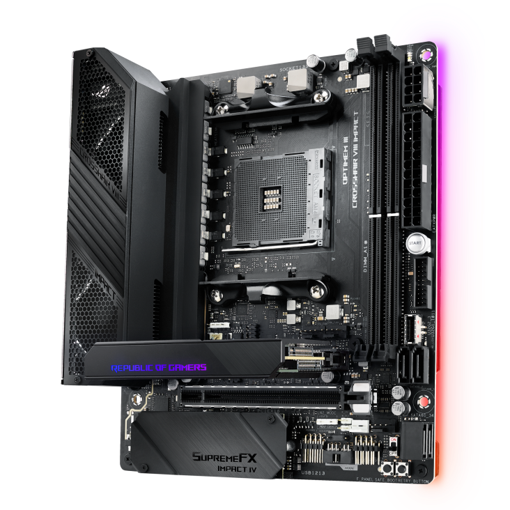 ASUS - ASUS ROG CROSSHAIR Ⅷ IMPACT X570 ROG Crosshair VIII Impact | Motherboards | ROG United States