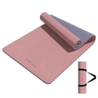 PAIDU Yoga Mat 8mm Deep PinkandGrey