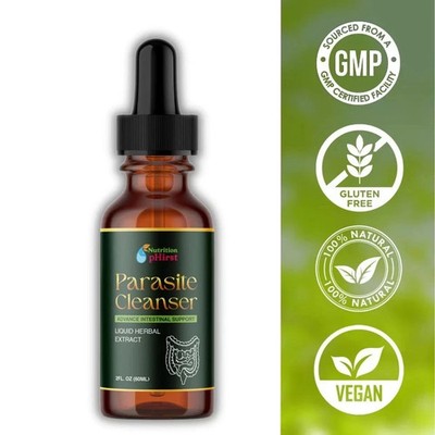 Parasite Cleanse Tincture/Extract-Wormwood, Black Walnut Hull, Clove 2oz USA