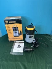 Deko Clean Water Submersible Pump - 1HP - 3302 GPH - 29.5ft Lift - CSP750P-US