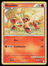 Growlithe 65/123 Common HeartGold & SoulSilver Pokemon MP on eBay