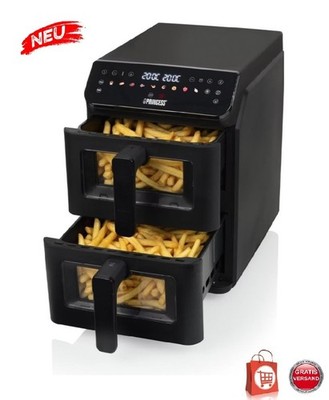 PRINCESS Heißluftfritteuse Stack 2 x 5,6 L vertikal AirFryer 182490