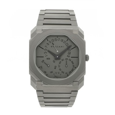 Bulgari Octo Finissimo Perpetual Calendar Titanium 40mm Bracelet Watch 103200