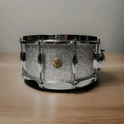 Gretsch Broadkaster Snare Drum 14'' x 6.5'' Silver Sparkle GK-651415 Excellent!!