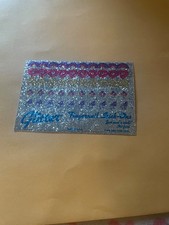 Vintage 1980s Glitter Nails Stickers