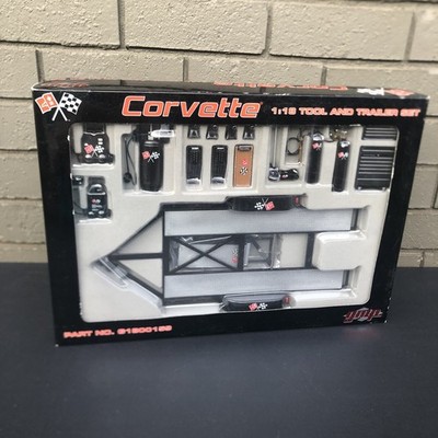 GMP Corvette 1:18 Tool & Trailer Set Die Cast Car Model Part G1800159 NIB