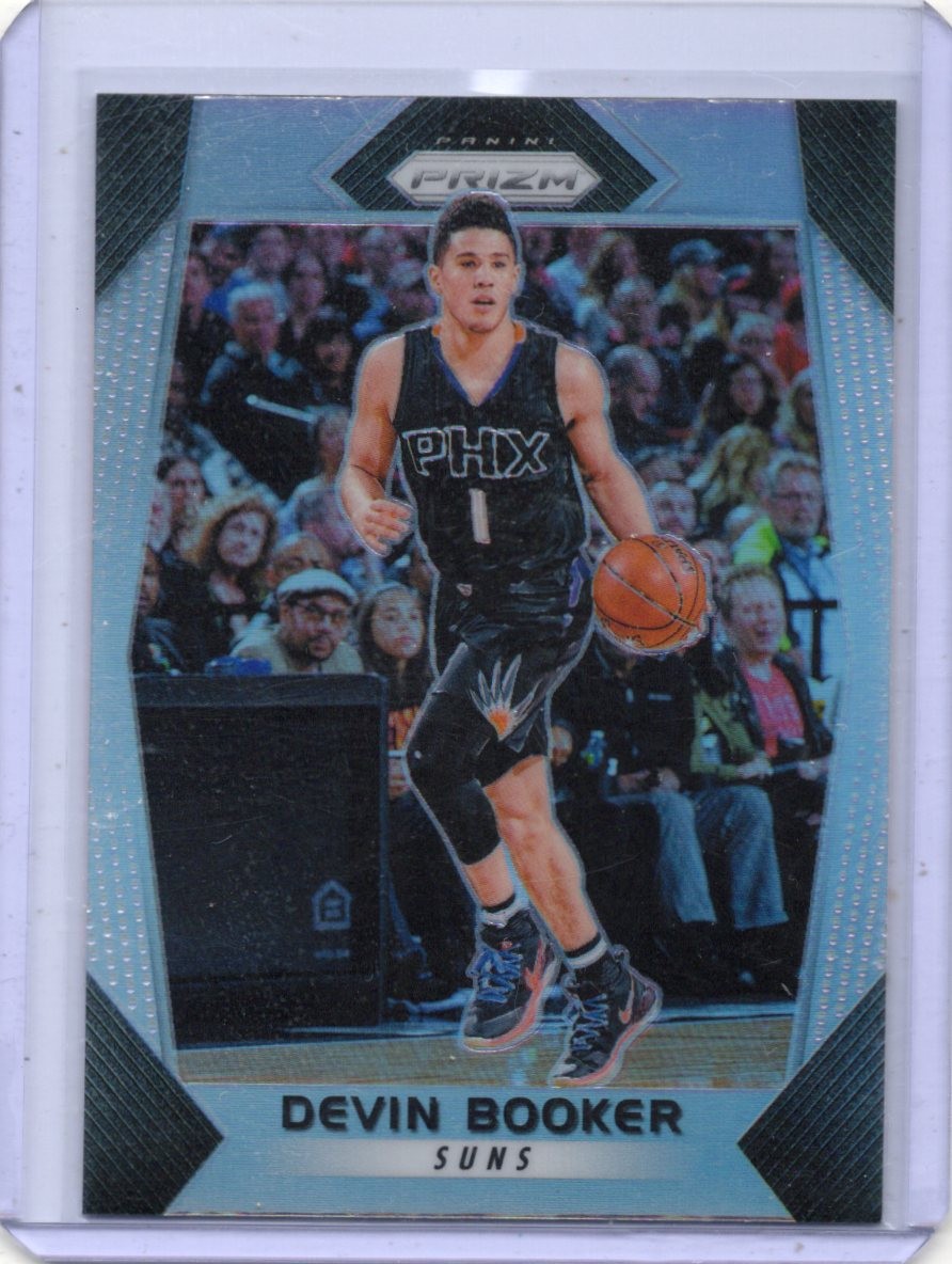 2017-18 Panini Prizm - Devin Booker #63 Silver Prizm Phoenix Suns