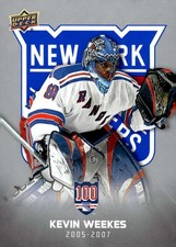 Kevin Weekes 2025-26 Upper Deck New York Rangers Centennial #63 NHL  ID:159115