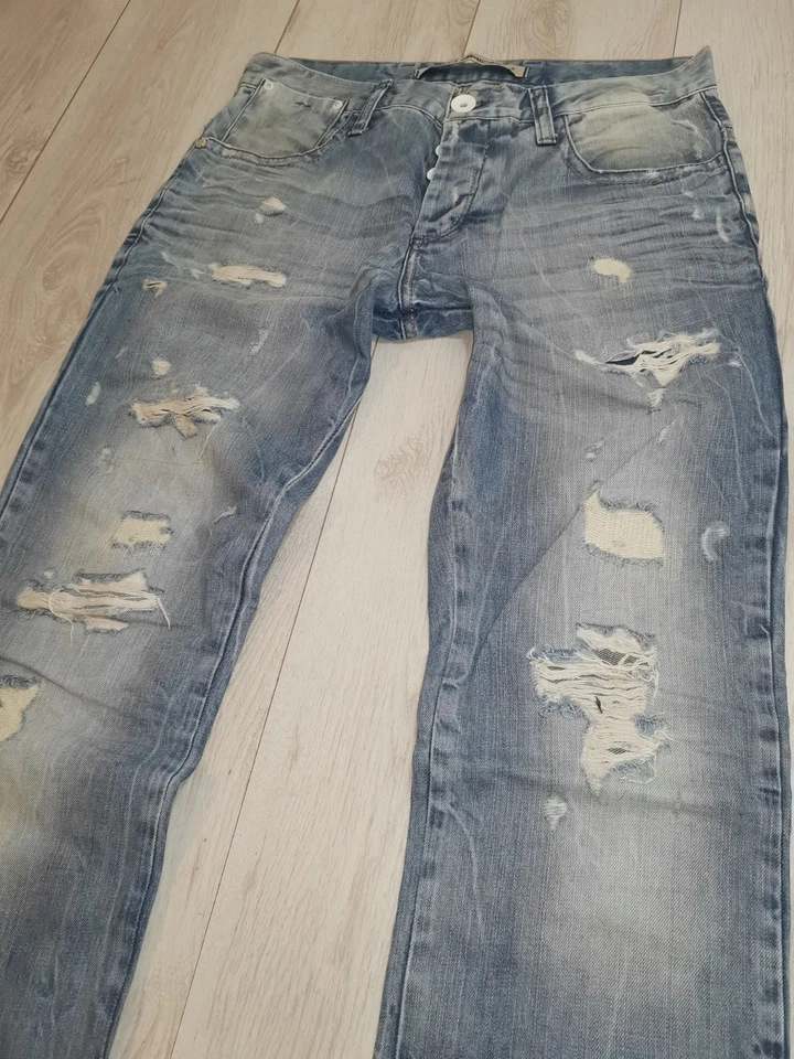 GEILE REDBRIDGE HERREN JEANS HOSE ROCKER DENIM VINTAGE BIKER DESTROYED W33 L32 - Bild 2 von 4