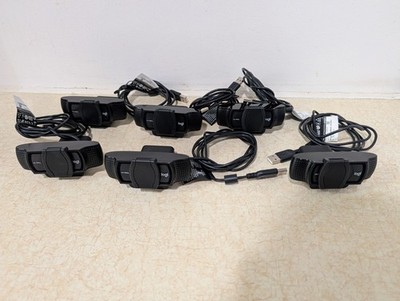 * Lot Of 6 * Logitech C920s Pro HD Webcam 1080p 30fps USB 