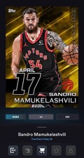 [DlGITAL CARD] TOPPS NBA COLLECT FREE PACK FRIDAY GOLD SANDRO MAMUKELASHVILI