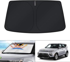 Windshield Sun Shade For Kia Soul 2020-2026 Foldable Blocks Uv Rays None Windshield Sun Shade For Kia Soul 2020-2026 Foldable Blocks Uv Rays None