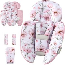 Infant Insert Compatible with 4moms Mamaroo  Graco Swing and Infant Car pink