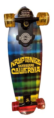 Kryptonics 32'' Mini Longboard Skateboard New Sealed Excellent Art Work