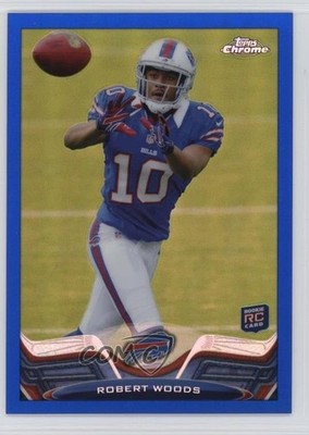 2013 Topps Chrome Blue Refractor 126/199 Robert Woods #3 Rookie RC is2