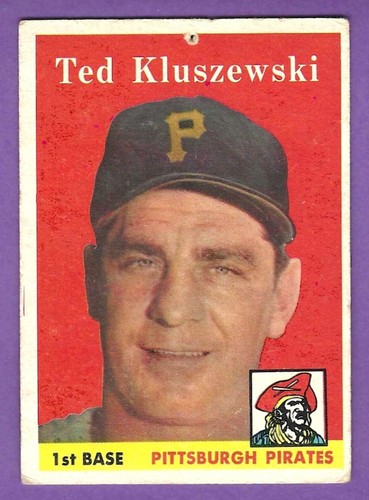Ted Kluszewski #178 1958 Topps card