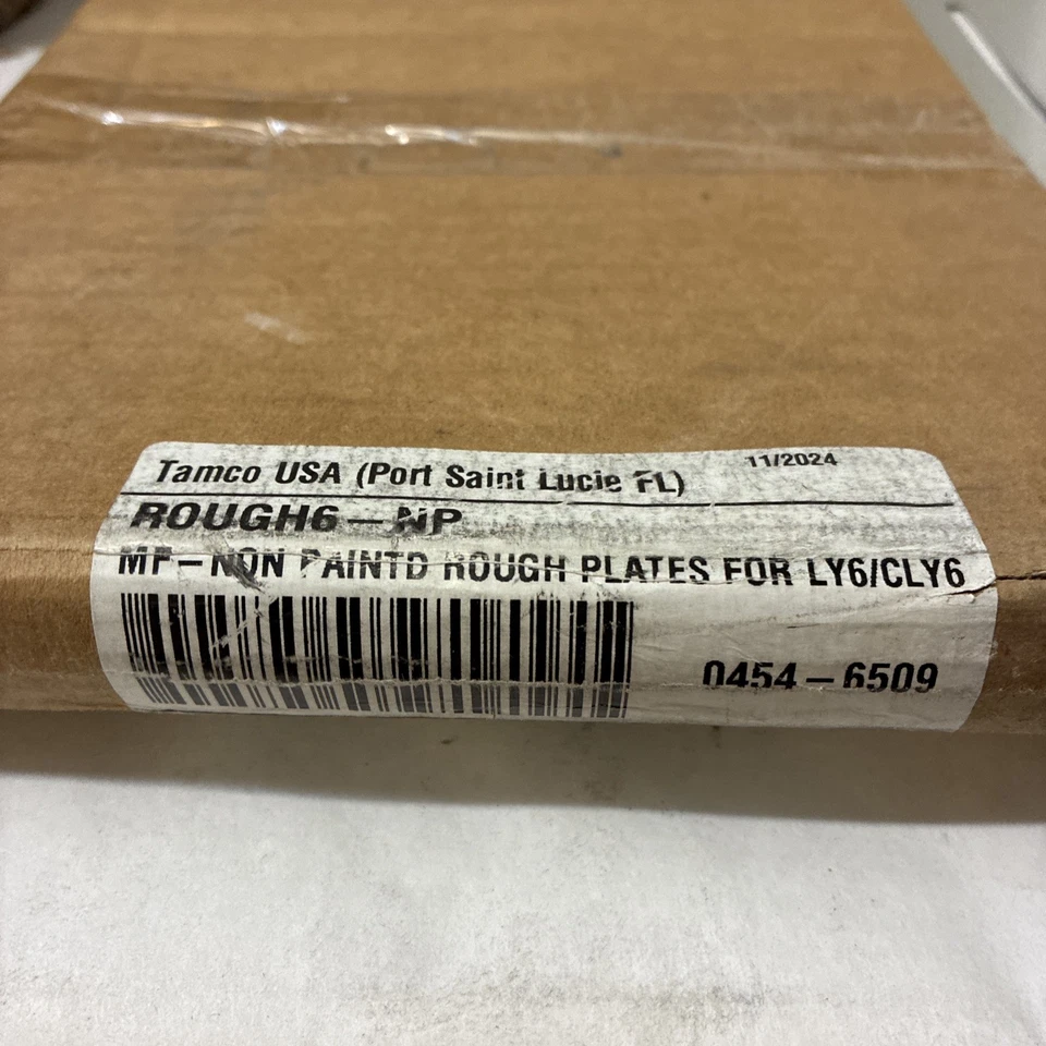 Placas ásperas não pintadas Tamco para LY6/CLY6 caixa com 25 - Imagem 2 de 2