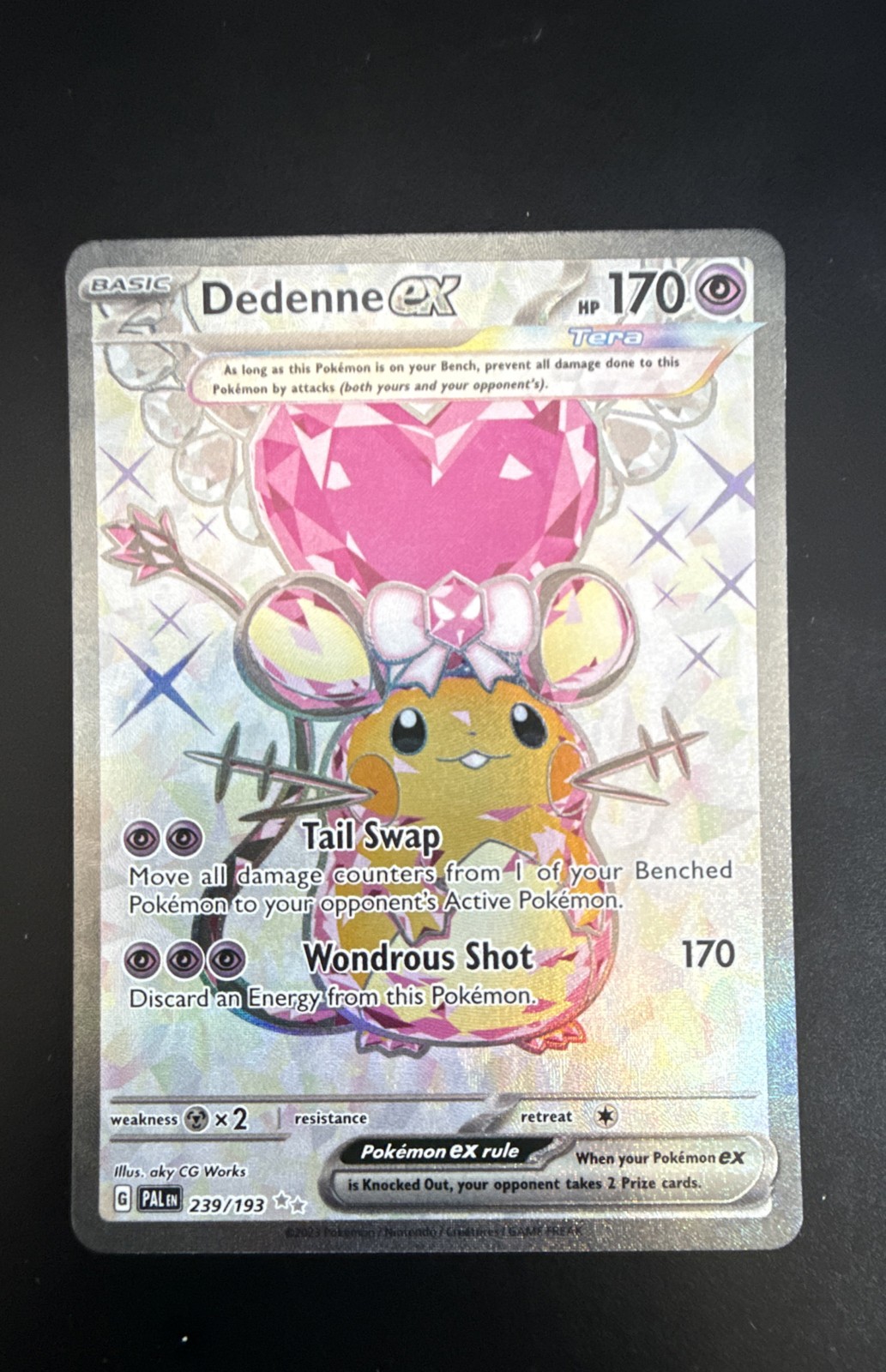 Dedenne ex 239/193 Sv02: Paldea Evolved Holo
