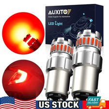 1157 Led Pure Red Super Bright Brake Tail Stop Light Parking Bulbs Bay15d 7528