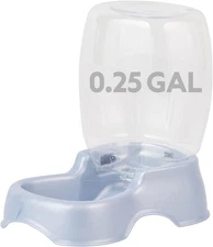 Lightweight Pearl Ash Blue Pet Water Dispenser - Ideal for Puppies & Kittens