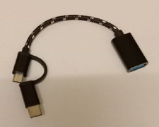 2 in 1 USB OTG Adapter Micro USB Type C for Android Devices