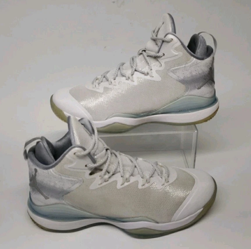 Nike Jordan SuperFly 3 Blanco/Plata Reflectante, All Star, 743665-109 Talla 8 VNDS Foto 2 de 4